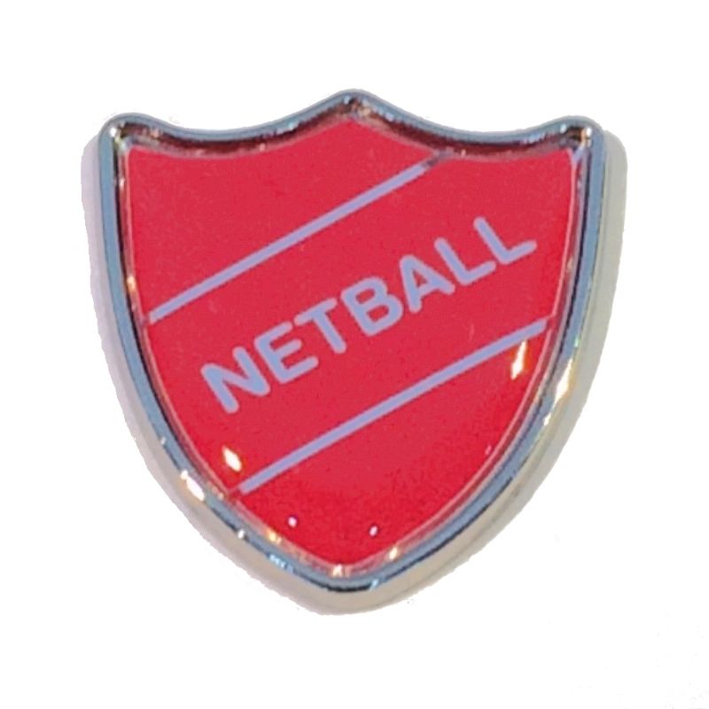 NETBALL shield badge